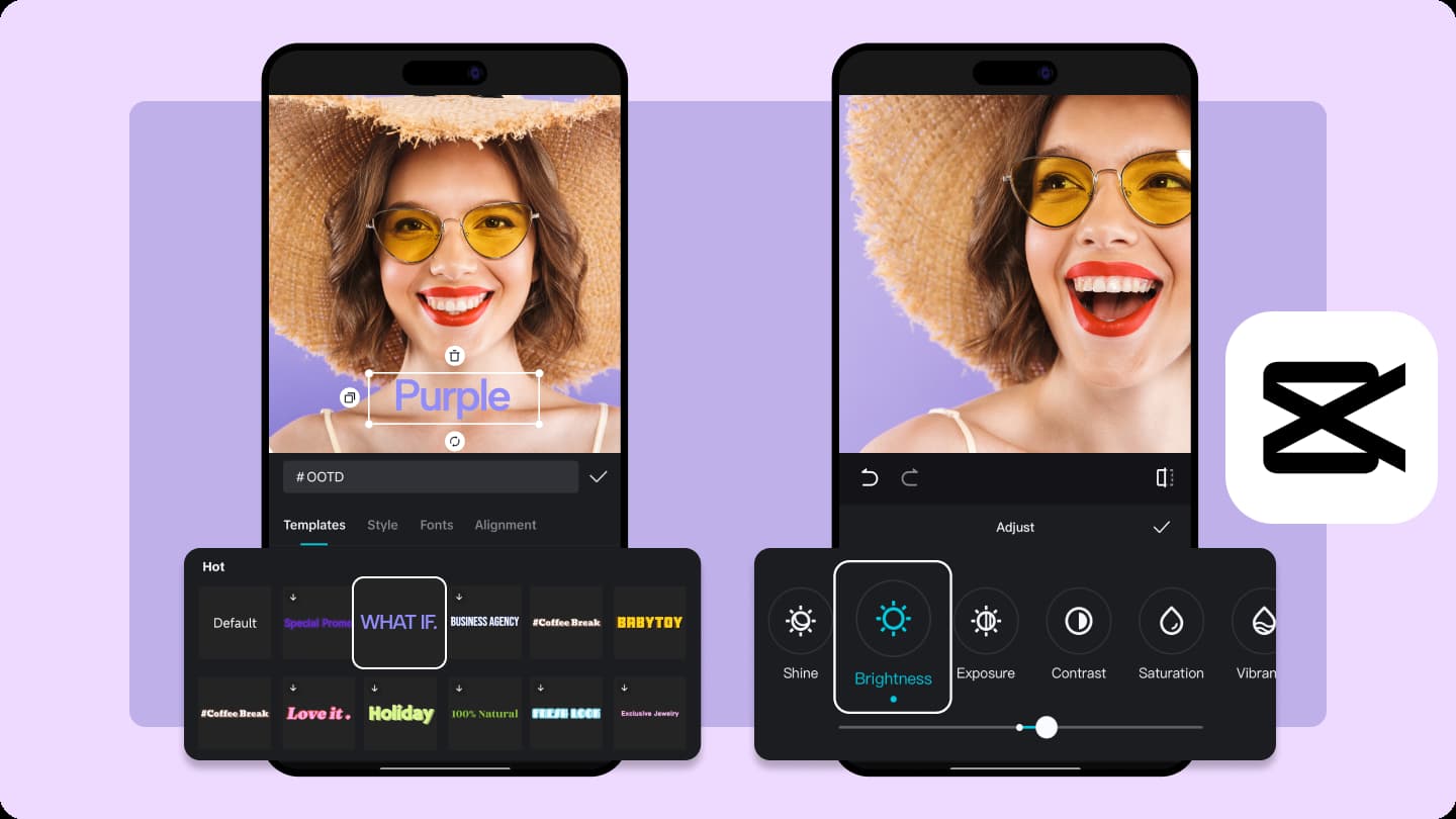 Văn bản, nhãn dán và hiệu ứng