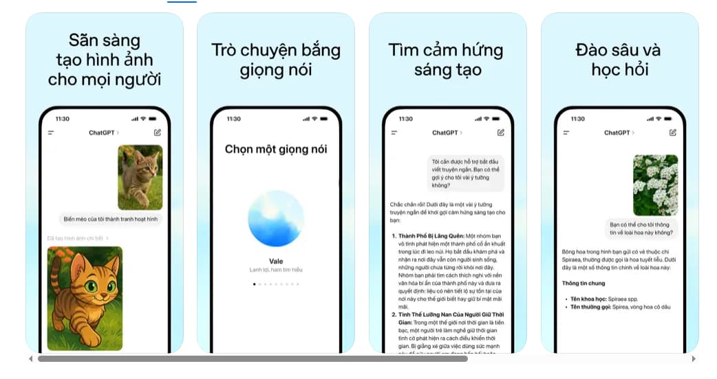 Tính năng nổi bật của ChatGPT