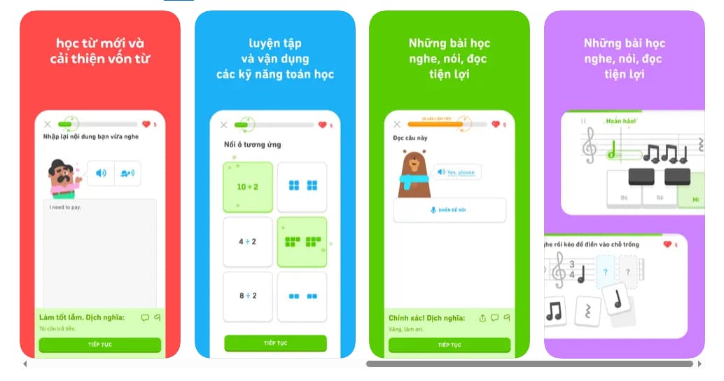 Ưu điểm khi học ngoại ngữ với Duolingo