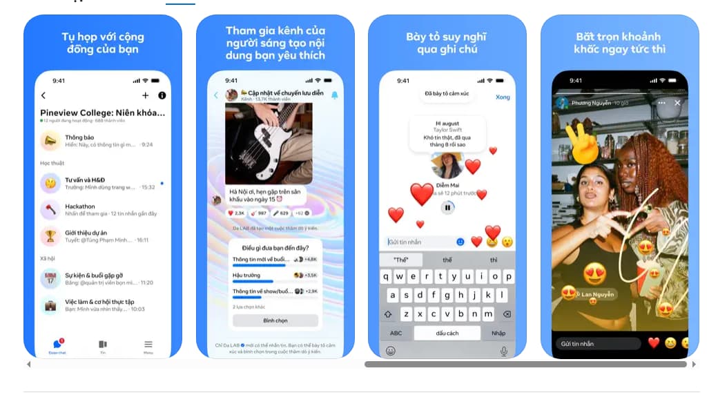 Ưu điểm nổi bật của Messenger