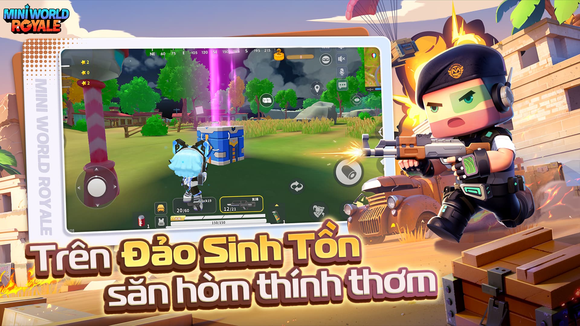 Hướng dẫn tải Mini World Royale