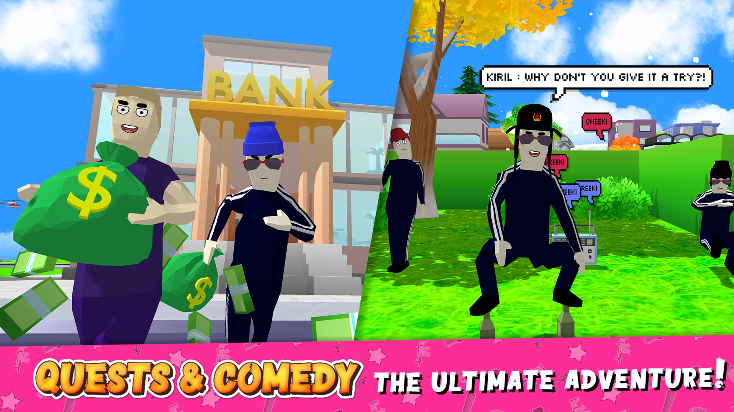 Gameplay hài hước với cơ chế ragdoll vui nhộn